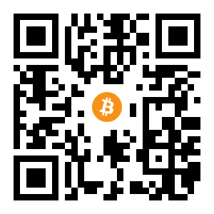 bitcoin:1PZBnmXN45UBPxxruZVwPDyPpUguLEtiAR black Bitcoin QR code