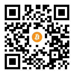 bitcoin:1PZYFvm9NP2MFfm8oXtvGhJoEhZEdtxjp9 black Bitcoin QR code
