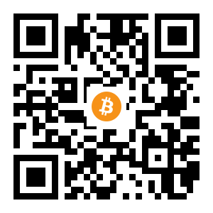 bitcoin:1PaA1bGkTXSsCTYNmbzWr2uwALMzk4GYZU black Bitcoin QR code