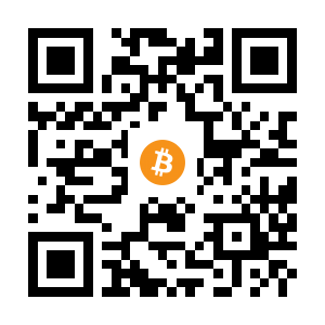 bitcoin:1PaTyLSMYXvmDw1XTKTmwoTLR82QNhg4gn black Bitcoin QR code