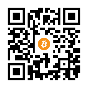bitcoin:1Pb86vUwwbRrawSC6edTNihPjpZRJTamdh black Bitcoin QR code