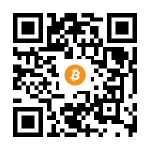 bitcoin:1PbnZmvxQBYNWHheUQPdQa4f71PpAbR6Qw black Bitcoin QR code