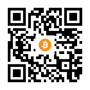 bitcoin:1PbqkcEPyzBdsMijK9hS6nC8vYDYjoB1CS black Bitcoin QR code