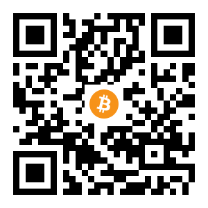 bitcoin:1PbteuB98MjGQJoNVaLvxsxhwUSqne5btB black Bitcoin QR code