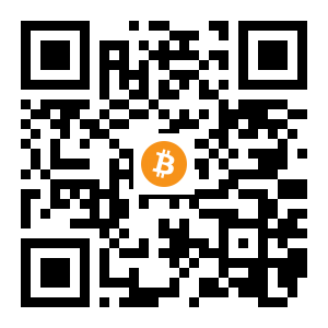 bitcoin:1Pdm7uhPati1yzs6MzSa6uodrox3pCHcQX black Bitcoin QR code