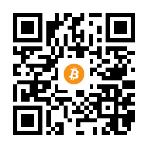 bitcoin:1PeH6rkrQ6A1pPdPdALfmRLm7eQimtbaX1 black Bitcoin QR code