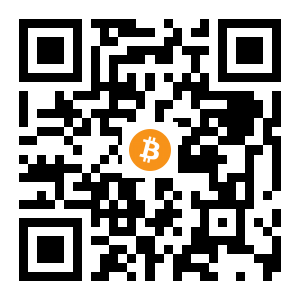 bitcoin:1PeZCRQEPoV9bBYapJcN5BU8QnJs5QU4dH black Bitcoin QR code