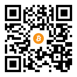 bitcoin:1PfPp3jmD2NjYw7xav9mmJix1ivwqLYw1w black Bitcoin QR code