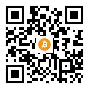 bitcoin:1PgXDJnXnjfeDNBrUxiyNqAKbLkfpmtZDL black Bitcoin QR code