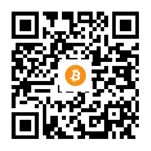 bitcoin:1PhyBs3scTxk7g7ik1ZQCrdLjURAnmPsfP black Bitcoin QR code