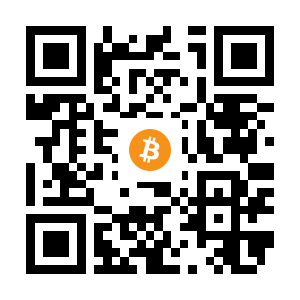 bitcoin:1PiEKBgsBmCT4VuwFKLdGpXMNh99ebMPf black Bitcoin QR code