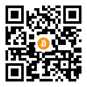 bitcoin:1Pj5RnXPFHrvCfSMRHQAVf79iwn5Rh4HCQ black Bitcoin QR code