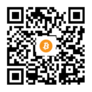 bitcoin:1PkbYuKACxuqBAHJYPz9HjTnSFjuYswMaP black Bitcoin QR code