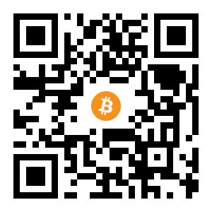 bitcoin:1PkjgQJrhBNe2m2b3EH12DXVYC5y3CHt3L black Bitcoin QR code