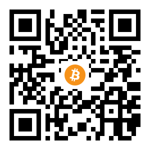 bitcoin:1PkxShSkKGFySok9vHPJMFbB3HQ86jmPev black Bitcoin QR code
