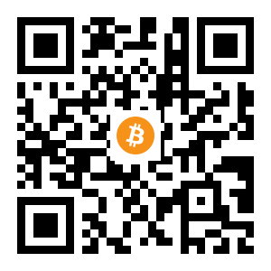 bitcoin:1PmA9PKkqBZjs3xN9MfJJi6W5Axb5t9bk2 black Bitcoin QR code