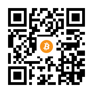 bitcoin:1PmnwnS3wWSHGfNX9fuXUrHYNGe48JFfYB black Bitcoin QR code