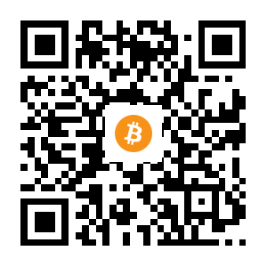 bitcoin:1PmpoK5TckzDpKsXCvM4LLJfDH5LJ17DyD black Bitcoin QR code