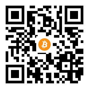 bitcoin:1Pncnj3XAfQQ3ZiMA5NYrmERYZVibtmRYc black Bitcoin QR code