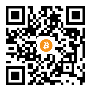bitcoin:1PnhSk7K4r1i9QKg1y6efnD9BXGkhzmjyo black Bitcoin QR code