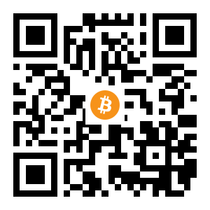bitcoin:1PnrtPWefxyuaj8ZKSHRdQ6unhVpoLhTNQ black Bitcoin QR code