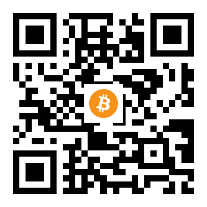 bitcoin:1PocqcjXeFEct58q9xHkjoDBcUpuiybfyq black Bitcoin QR code