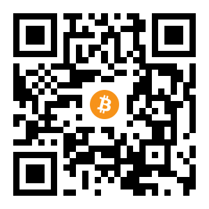 bitcoin:1PouZyur4zdGNNE4ZoBgEGZu7uKDHMt64d black Bitcoin QR code