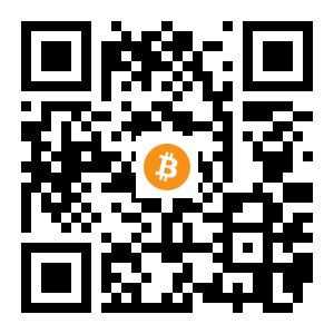 bitcoin:1PprkdxzCZcCD3FddThSjNVUZTYMUvsreT black Bitcoin QR code
