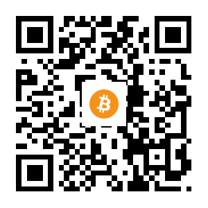 bitcoin:1PtRwR8dry51V23iogJfQaDrYi9ryBYMR9 black Bitcoin QR code