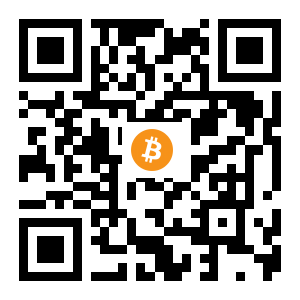 bitcoin:1PtomU7QVd5jP7HADLYX7ng47NzqE296PQ black Bitcoin QR code