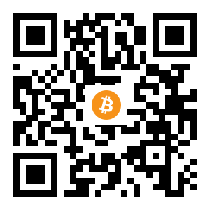 bitcoin:1Ptv5qNTg6bpoMrH8zKqpiSA62jC3i76Nr black Bitcoin QR code