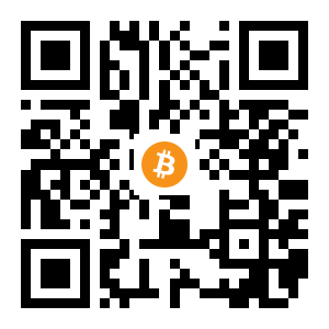 bitcoin:1PwSHCxH1jBBvfScMi7V4y9n8Rmmx6K2gU black Bitcoin QR code