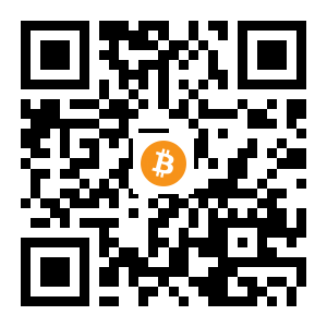 bitcoin:1Px2Rpvk3BmSdrGASMVvxZ4keF4pzkDRJP black Bitcoin QR code