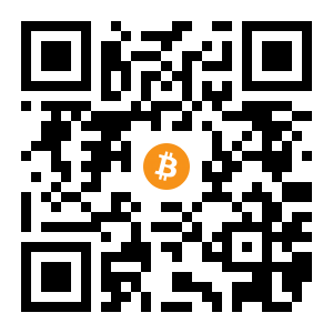bitcoin:1PxAg1shPPojNttdqRgxRSHf3KgzG2kmtd black Bitcoin QR code