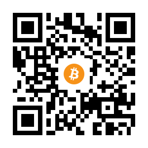 bitcoin:1PyYtiPNZvpyirR6TXhMi9AdRzyaNcVXQA black Bitcoin QR code