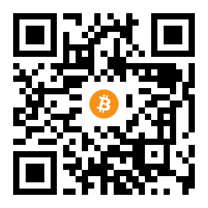 bitcoin:1PyjScoNudTiAaaD8nN4N2NbBWYY5vjr3u black Bitcoin QR code