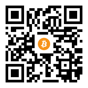 bitcoin:1PzFn51kNjnvm2iHnzoQu3DuitemcAFFW2 black Bitcoin QR code