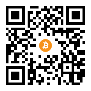 bitcoin:1PzroLKSV4Qay7cco5zvGB2vef8XvSqmYG black Bitcoin QR code