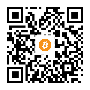 bitcoin:1Q1ACVhVDZPdynrNf2FFbAQuvwiCqmBXkd black Bitcoin QR code