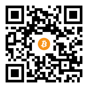 bitcoin:1Q2ruNHf4eeLdnvyLPoueXJuxVN6gUWepx black Bitcoin QR code