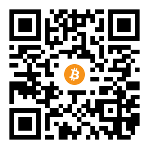 bitcoin:1Q2v4vaKX9BYRtzTZNyzXhfkDuw77XZ6oK black Bitcoin QR code