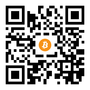 bitcoin:1Q3941KoGHVkrHXDcyCaAJRKvt84h8EmBk black Bitcoin QR code