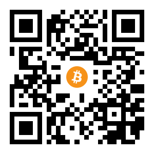 bitcoin:1Q398FFjcY1FYSG6jFt8wNBhyGe6r1gwx3 black Bitcoin QR code