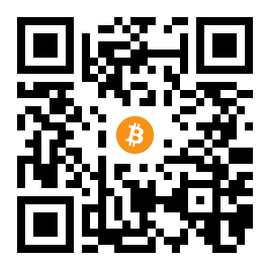 bitcoin:1Q3HPugnsYepvXRSjREh87PAtPhwNDQdZb black Bitcoin QR code