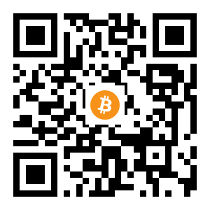 bitcoin:1Q3yCHBEPiMrLJHppyieF2mW1oXCBhr2EN black Bitcoin QR code