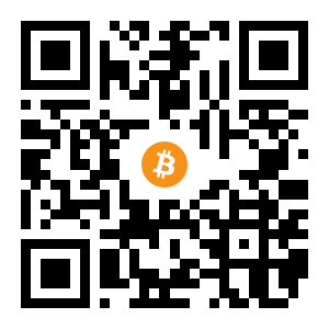 bitcoin:1Q496WHRkj8UMAspB7NygSX64J4TDgPkEj black Bitcoin QR code