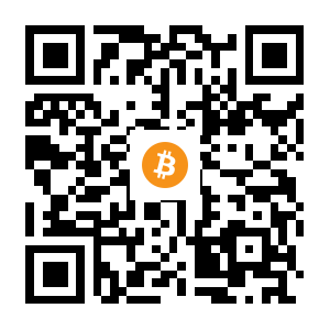 bitcoin:1Q52bJFD3euBiiUEJsmDDeWFRyDBYuJATT black Bitcoin QR code
