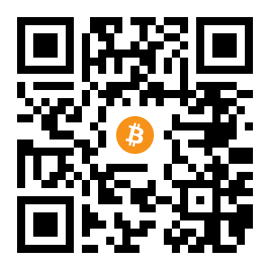 bitcoin:1Q5ANfSNyHjiu3fqoQpSPJLZfbYXPYcTF4 black Bitcoin QR code