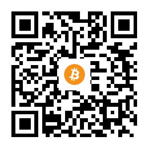 bitcoin:1Q5SPtW9cxs6wWnE15HKm4hi8rsXfr3BiK black Bitcoin QR code