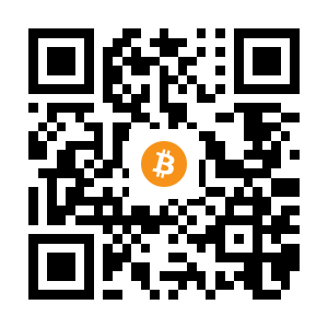 bitcoin:1Q6EEZxqh2ezBDDvVR3rZG2f92Ry75BdAh black Bitcoin QR code